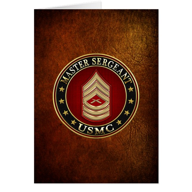 米海兵隊：軍曹(USMC MSgt) [3D] (正面)