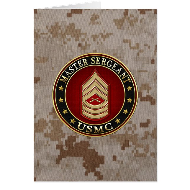 米海兵隊：軍曹(USMC MSgt) [3D] (正面)