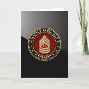 米海兵隊：軍曹(USMC MSgt) [3D] カード