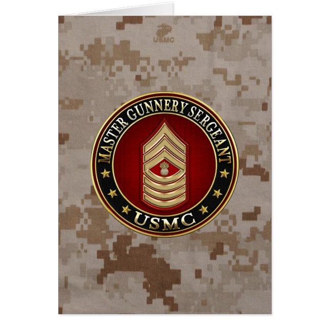 米海兵隊：銃撃軍曹長(USMC MGySgt) (正面)