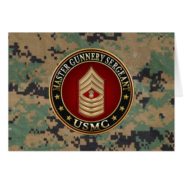 米海兵隊：銃撃軍曹長(USMC MGySgt) (正面横)