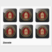 米海兵隊：銃撃軍曹長(USMC MGySgt) スクエアシール (シート)