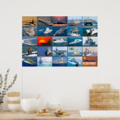 米海力 – 米海軍の艦船「モンタージュ」 ポスター (キッチン)