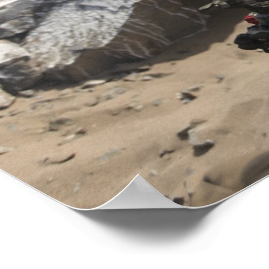 米海軍がペルーのサリナスで乳鉢を発射する ポスター (角)