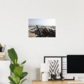 米海軍がペルーのサリナスで乳鉢を発射する ポスター (ホームオフィス)