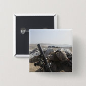 米海軍がペルーのサリナスで乳鉢を発射する 缶バッジ (正面&裏面)