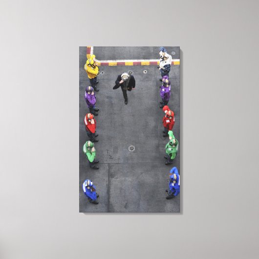 米海軍のレインボーサイドボーイ キャンバスプリント (正面)