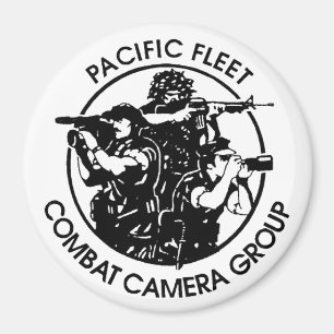 米海軍コンバットカメラ太平洋4インチマグネット マグネット