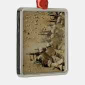 米海軍シービーがM-4およびM-16A2ライフルを発射 メタルオーナメント (右)