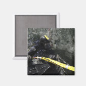 米海軍ダイバーはダイビングを開始する準備ができている マグネット (正面/裏面)