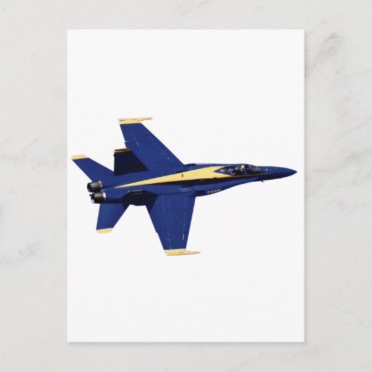 米海軍ブルーエンジェルス飛行機飛行中のフリート週間 ポストカード (正面)