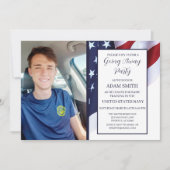 米海軍ブートキャンプゴーイング遠くにパーティの招待状 招待状 (正面)