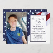 米海軍ブートキャンプゴーイング遠くにパーティの招待状 招待状 (正面/裏面)