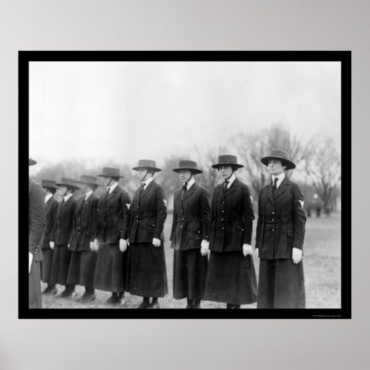 米海軍レディーラインアップ1912 ポスター (正面)