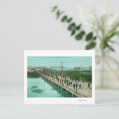 米海軍造船所の労働者が働きに行く ポストカード (スタンド正面)