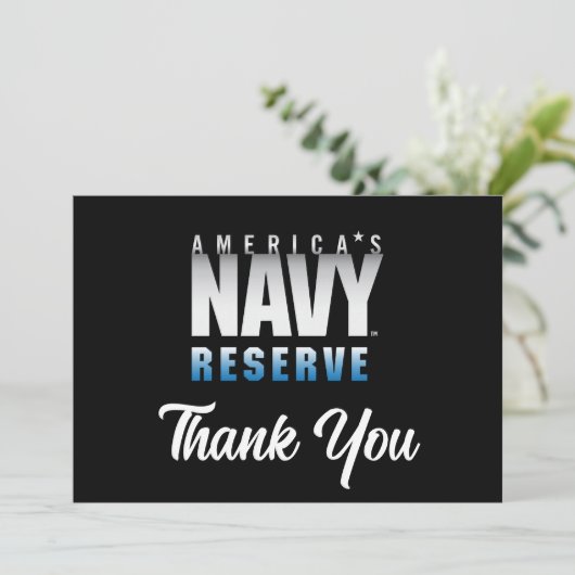 米海軍 | アメリカ海軍予備軍 サンキューカード (スタンド正面)