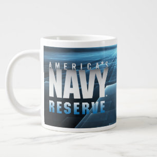 米海軍 アメリカ海軍予備軍 ジャンボコーヒーマグカップ