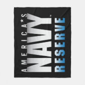 米海軍 | アメリカ海軍予備軍 フリースブランケット (正面)