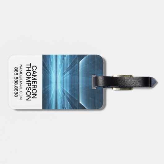 米海軍 |アメリカ海軍予備軍 ラゲッジタグ (裏面横)