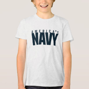 米海軍 アメリカ海軍 トライブレンドTシャツ