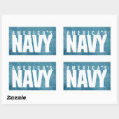 米海軍 |アメリカ海軍 長方形シール (シート)