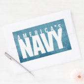 米海軍 |アメリカ海軍 長方形シール (封筒)
