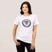 米海軍 |オフィシャルクレスト トライブレンドＴシャツ (正面全面)
