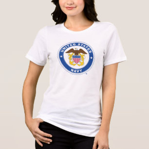 米海軍 オフィシャルクレスト トライブレンドTシャツ