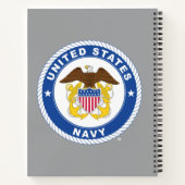 米海軍 |オフィシャルクレスト ノートブック (裏面)
