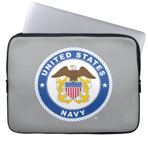 米海軍 オフィシャルクレスト ラップトップスリーブ