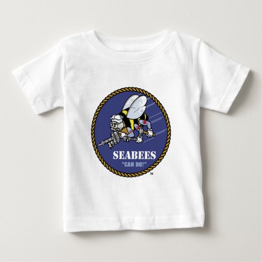 米海軍 |シービー ベビーTシャツ (正面)