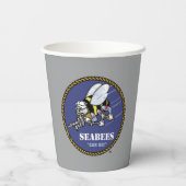 米海軍 |シービー 紙コップ (裏面)