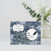 米海軍　セーブ・ザ・デート＆靴 案内ポストカード (スタンド正面)