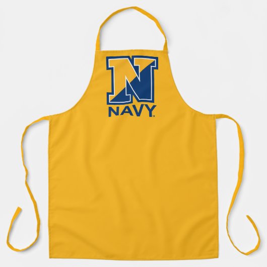 米海軍 |ネイビーイニシャルN エプロン (正面)