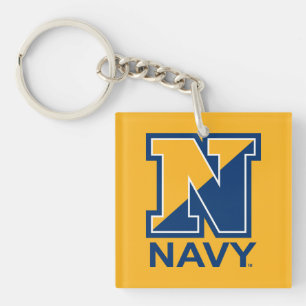 米海軍 ネイビーイニシャルN キーホルダー