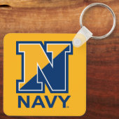 米海軍 |ネイビーイニシャルN キーホルダー (裏面)