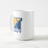 米海軍 |ネイビーイニシャルN コーヒーマグカップ (正面左)