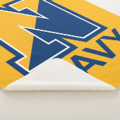 米海軍 |ネイビーイニシャルN シェルパブランケット (3/4)