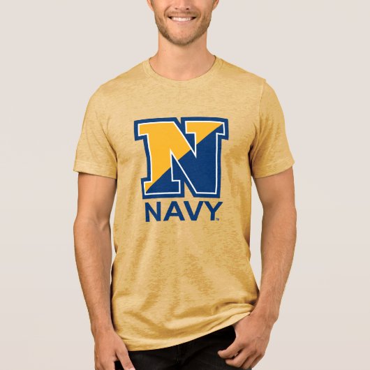 米海軍 |ネイビーイニシャルN トライブレンドTシャツ (正面)