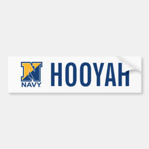 米海軍 ネイビーイニシャルN バンパーステッカー