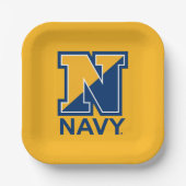 米海軍 |ネイビーイニシャルN ペーパープレート (正面)