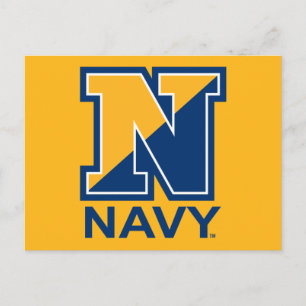 米海軍  ネイビーイニシャルN ポストカード