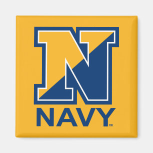 米海軍  ネイビーイニシャルN マグネット