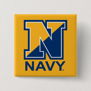 米海軍 ネイビーイニシャルN 缶バッジ