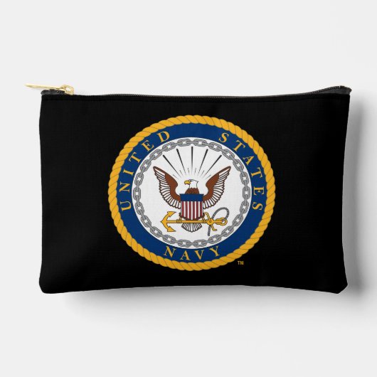 米海軍 |ネイビーエンブレム アクセサリーポーチ (正面)