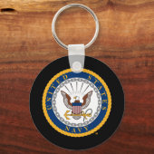 米海軍 |ネイビーエンブレム キーホルダー (裏面)