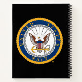 米海軍 |ネイビーエンブレム ノートブック (裏面)