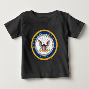 米海軍 ネイビーエンブレム ベビーTシャツ
