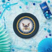 米海軍 |ネイビーエンブレム ペーパープレート (パーティー)