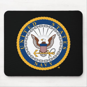 米海軍 ネイビーエンブレム マウスパッド